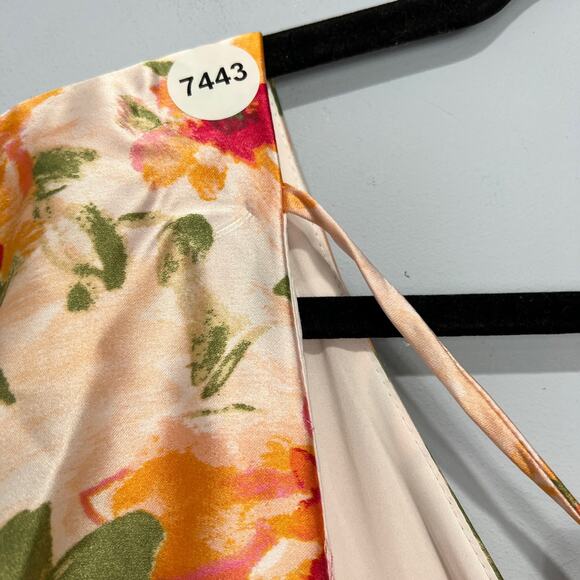 Anthropologie Hutch Ella Floral Open Back Maxi Dress Multicolor Size 2 - Picture 14 of 14